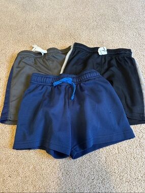 Carter's Navy, Black, and Gray Athletic Shorts Trio